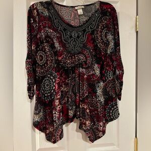 Elegant Women's Paisley Top